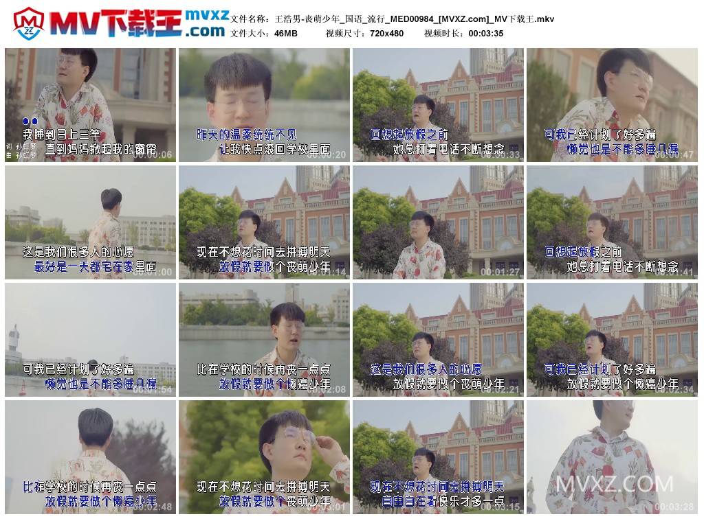 王浩男-丧萌少年_国语_流行_MED00984